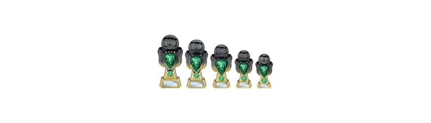 TOURNAMENT SHIRT COLOURED BLACK & GOLD TROPHY - 5 SIZES - 17CM TO 28CM TOURNAMENT SHIRT COLOURED BLACK & GOLD TROPHY - 5 SIZES - 17CM TO 28CM